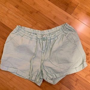 Old navy linen shorts mint